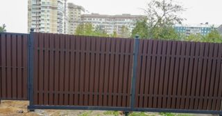 Купить распашные ворота из штакетника Протвино, цена от 2771 руб.
